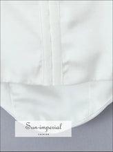 Ruched Bow Camisole Crop Top with Slash Neckline back button top, bow detail camisole crop everyday women fitted top Sun-Imperial United