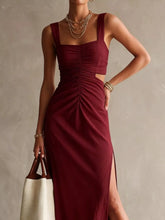 Ruched Cut-Out Midi Dress - Sun Imperial (photo 10)