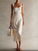Ruched Cut-Out Midi Dress - Sun Imperial (photo 1)