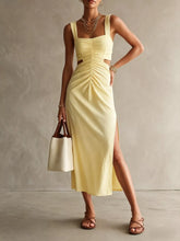 Ruched Cut-Out Midi Dress - Sun Imperial (photo 3)