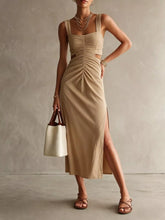 Ruched Cut-Out Midi Dress - Sun Imperial (photo 5)