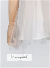 Ruffle Tiered Puff Sleeve Mini Dress Sun-Imperial United States