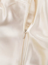Satin Tie Shoulder Deep V-Neck Dress - Sun Imperial (photo 9)