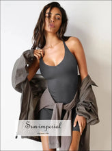 Scoop Neck Wide Strap Mini Dress Dress, Ship From Overseas Sun-Imperial United States