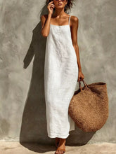 Sleeveless Linen Casual Maxi Dress - Sun Imperial (photo 1)