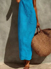 Sleeveless Linen Casual Maxi Dress - Sun Imperial (photo 6)