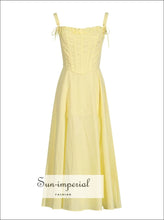 Slit Sleeveless Zip Back Midi Dress Sun-Imperial United States