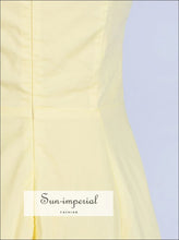 Slit Sleeveless Zip Back Midi Dress Sun-Imperial United States