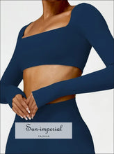 Women’s Long Sleeve Sports Top – Fitness & Yoga Workout Shirt athletic long sleeve shirt, fitness training gym top women, nylon spandex