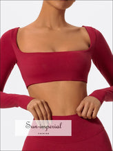 Women’s Long Sleeve Sports Top – Fitness & Yoga Workout Shirt athletic long sleeve shirt, fitness training gym top women, nylon spandex