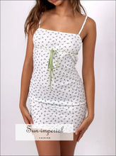 Square Neck Mini Cami Dress Sun-Imperial United States