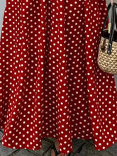 Strapless Polka Dot Ruched Maxi Dress - product photo 20