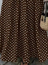 Strapless Polka Dot Ruched Maxi Dress - product photo 27