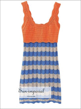 Striped knit sleeveless mini dress - Sun Imperial (photo 1)