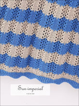 Striped knit sleeveless mini dress - Sun Imperial (photo 6)