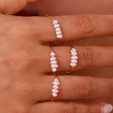 18K Gold-Plated Baroque Pearl Ring - Sun Imperial product photo 10