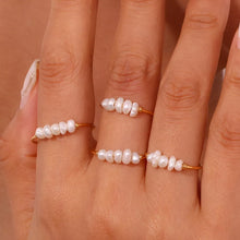 18K Gold-Plated Baroque Pearl Ring - Sun Imperial product photo 4