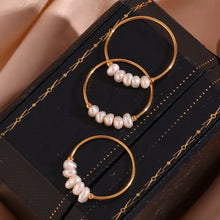 18K Gold-Plated Baroque Pearl Ring - Sun Imperial product photo 6