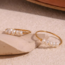 18K Gold-Plated Baroque Pearl Ring - Sun Imperial product photo 7