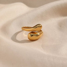 18K Gold-Plated Bypass Ring - Sun Imperial product photo 5
