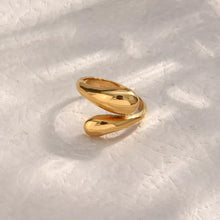 18K Gold-Plated Bypass Ring - Sun Imperial product photo 8