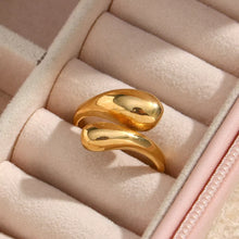 18K Gold-Plated Bypass Ring - Sun Imperial product photo 9
