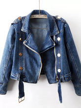 Asymmetrical Zip Denim Jacket - Sun Imperial product image 1