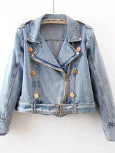 Asymmetrical Zip Denim Jacket - Sun Imperial product image 6