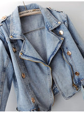 Asymmetrical Zip Denim Jacket - Sun Imperial product image 8