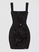 Backless Rhinestone Embellished Bodycon Mini Dress - Sun Imperial product photo 10