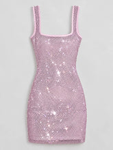 Backless Rhinestone Embellished Bodycon Mini Dress - Sun Imperial product photo 22