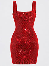 Backless Rhinestone Embellished Bodycon Mini Dress - Sun Imperial product photo 7