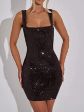 Backless Rhinestone Embellished Bodycon Mini Dress - Sun Imperial product photo 8