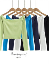 Bardot Lace-Trim Ribbed Crop Top - Sun Imperial product photo 2