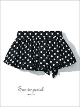 Black Polka-Dot Halter Top and Mini Skirt: Separates or Set - Sun Imperial product photo 5