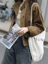 Button Up Dropped Shoulder Denim Jacket - Sun Imperial product photo 2