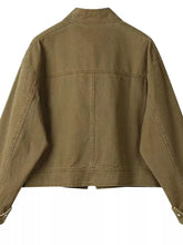 Button Up Dropped Shoulder Denim Jacket - Sun Imperial product photo 4