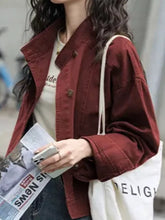 Button Up Dropped Shoulder Denim Jacket - Sun Imperial product photo 7