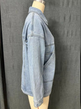 Button Up Dropped Shoulder Denim Jacket - Sun Imperial product photo 7
