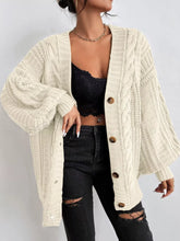 Cable Knit Button-Down Cardigan - Sun Imperial product photo 12