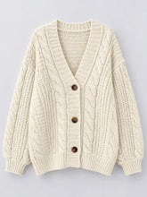 Cable Knit Button-Down Cardigan - Sun Imperial product photo 14