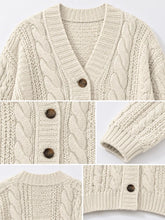 Cable Knit Button-Down Cardigan - Sun Imperial product photo 15