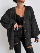 Cable Knit Button-Down Cardigan - Sun Imperial product photo 17