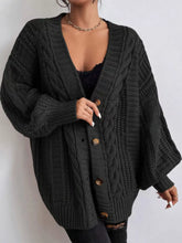Cable Knit Button-Down Cardigan - Sun Imperial product photo 18