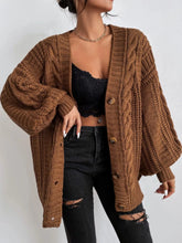 Cable Knit Button-Down Cardigan - Sun Imperial product photo 1