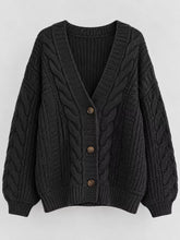 Cable Knit Button-Down Cardigan - Sun Imperial product photo 20