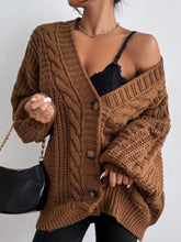 Cable Knit Button-Down Cardigan - Sun Imperial product photo 2