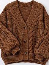 Cable Knit Button-Down Cardigan - Sun Imperial product photo 5