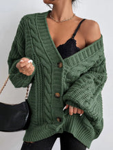 Cable Knit Button-Down Cardigan - Sun Imperial product photo 6