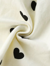 Children's Heart Print Ruffle Sleeve Dress - Sun Imperial product photo 5